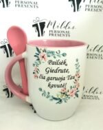 Puodelis "Pailsėk, garuoja Tau kavutė" - Image 2