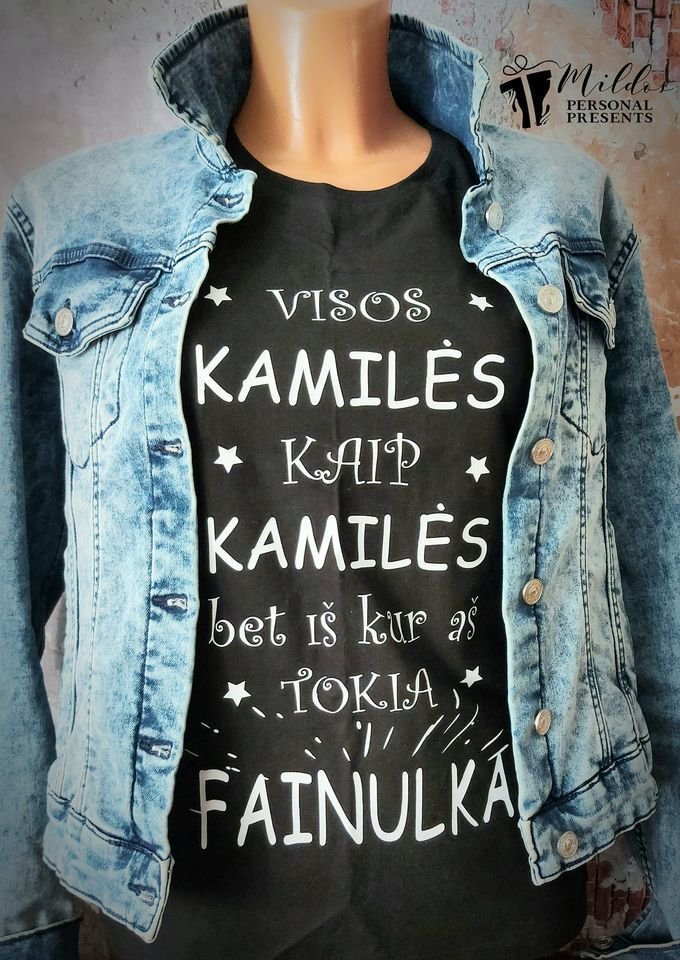 119526197_174496604281624_6417298117327661678_o.jpg Marškinėliai "Aš fainulka" - Image 1