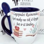 Puodelis "Logopedei iš širdies"