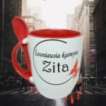 Puodelis "Šauniausia kaimynė"