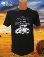 Marškinėliai "Vyras vagos negadina"