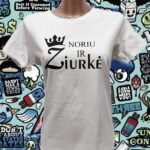 Marškinėliai "Noriu ir žiurkė"