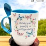 Puodelis "Pailsėkit prieš pamokėlę"