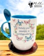 Puodelis "Pailsėkit prieš pamokėlę"