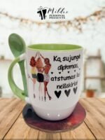 Puodelis "Ką sujungė diplomas"