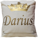 Pagalvėlė "Vardinė (su karūna)"