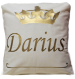 Pagalvėlė "Vardinė (su karūna)"