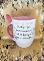 Puodelis "Mokytojai iš širdies (su pelėdomis)" - Image 2