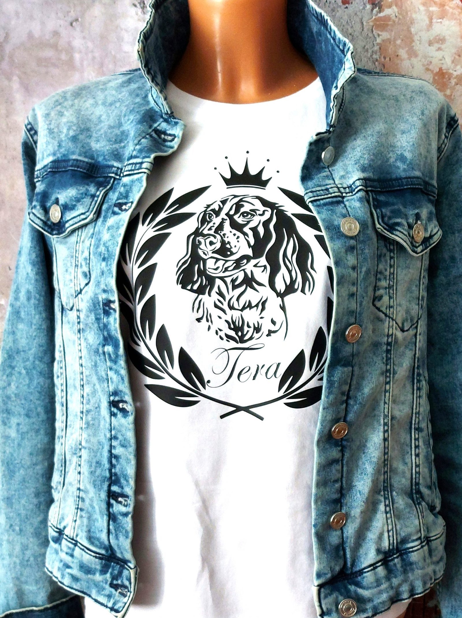 20200924_124326-scaled-1.jpg Marškinėliai "Rusų spanielis" - Image 1