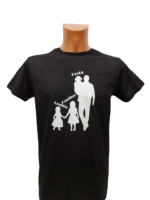 Marškinėliai "Tėtis ir trys mergaitės"