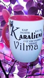 Puodelis "Kaip jaustis karalienei" - Image 6