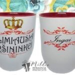 Dvipusis puodelis "Mylimiausiai viršininkei"