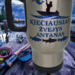 Kelioninis puodelis "Kiečiausias žvejys"