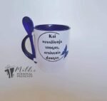 Puodelis "Kai nuvažiuoja stogas"