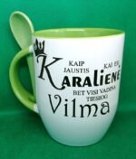 Puodelis "Kaip jaustis karalienei" - Image 3