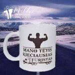 Puodelis "Mano tėtis fūristas"