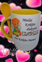 Puodelis "Krikšto dukrytei"