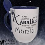 Puodelis "Kaip jaustis karaliui"