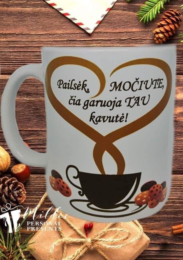 51543317_1097809113722407_7965117000479408128_n.jpg Puodelis "Pailsėk, močiute" - Image 1