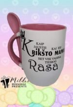 Puodelis "Kaip jaustis Krikšto mamai"