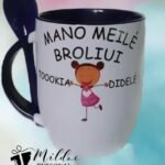 Puodelis "Mano meilė broliui"