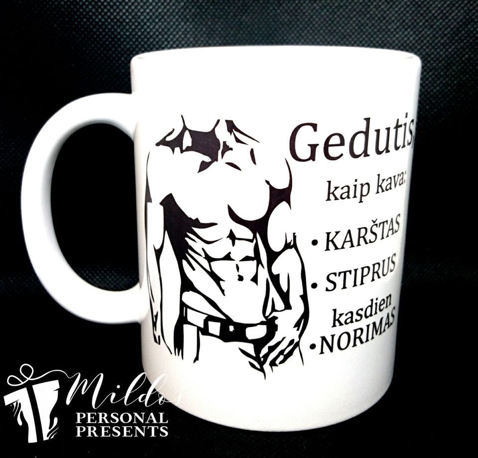 51833948_1104796996356952_4430753408617545728_o.jpg Puodelis "Karštas kaip kava" - Image 1