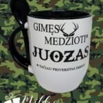 Puodelis "Gimęs medžioti"