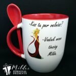 Puodelis "Kas tu per velnias?"