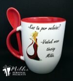 Puodelis "Kas tu per velnias?"