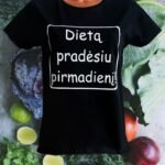 Marškinėliai "Dietą pradėsiu pirmadienį"