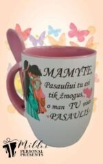 Puodelis "Mamyte, tu man Pasaulis" - Image 3