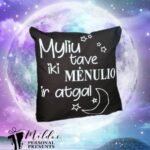 Pagalvėlė "Iki mėnulio ir atgal"