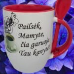 Puodelis "Pailsėk, mamyte"
