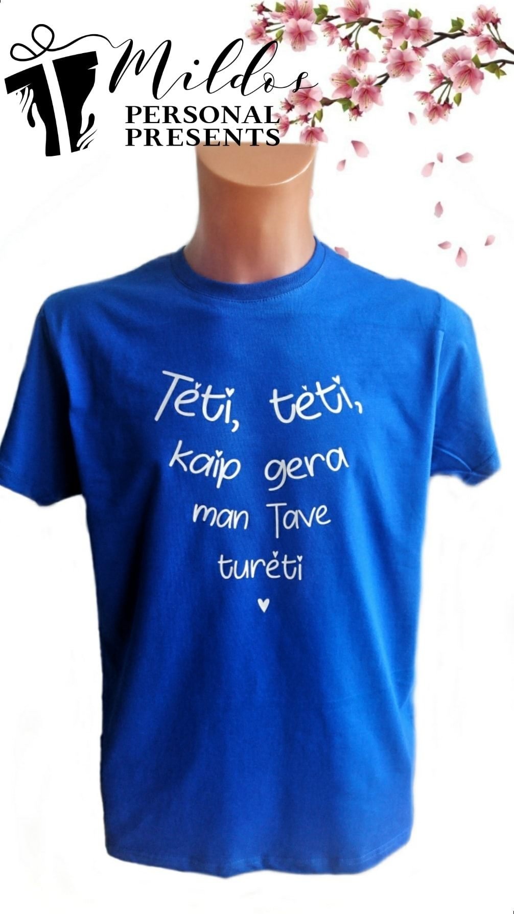 60802622_1168825783287406_1445936435671597056_o.jpg Marškinėliai "Tėti, kaip gera tave turėti" - Image 1