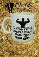 Puodelis "Tėtis ūkininkas"