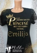 Marškinėliai "Kaip jaustis princesei" - Image 3