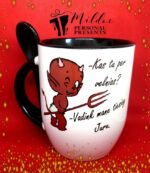 Puodelis "Kas tu per velnias?"