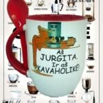 Puodelis "Kavaholikė"