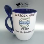 Puodelis "Visi svajoja apie Volvo"