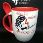 Puodelis "Plaukų stilistės puodelis"