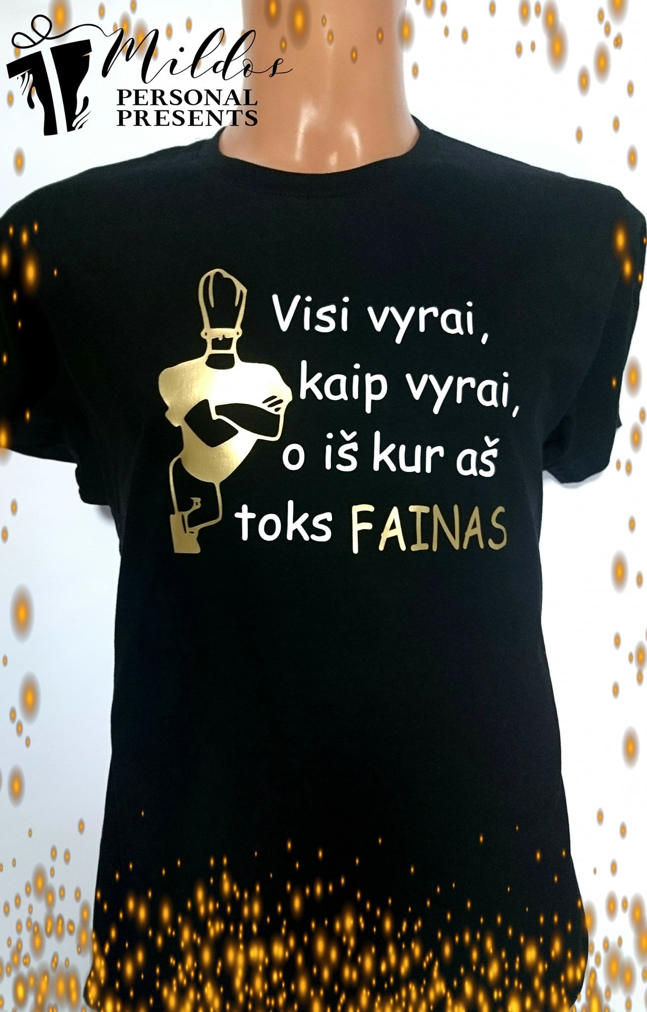 75640709_1312508015585848_480882040451891200_o.jpg Marškinėliai "Toks fainas" - Image 1