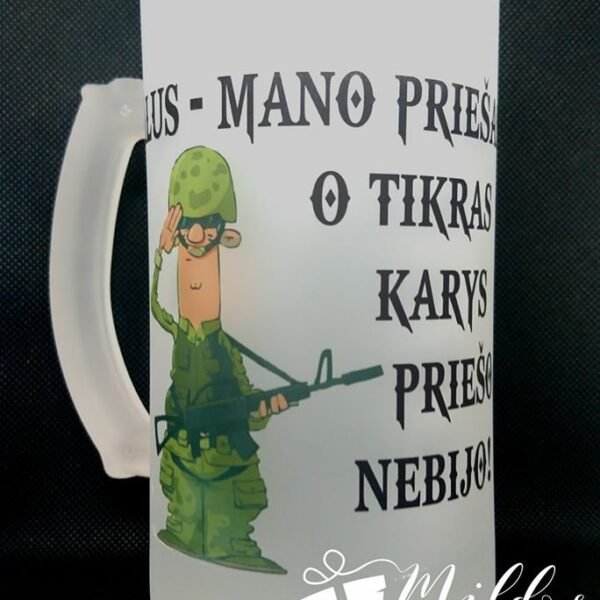 Alaus bokalas "Alus - mano priešas"