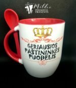 Puodelis "Geriausios paštininkės puodelis"