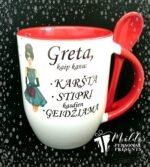 Puodelis "Karšta kaip kava"