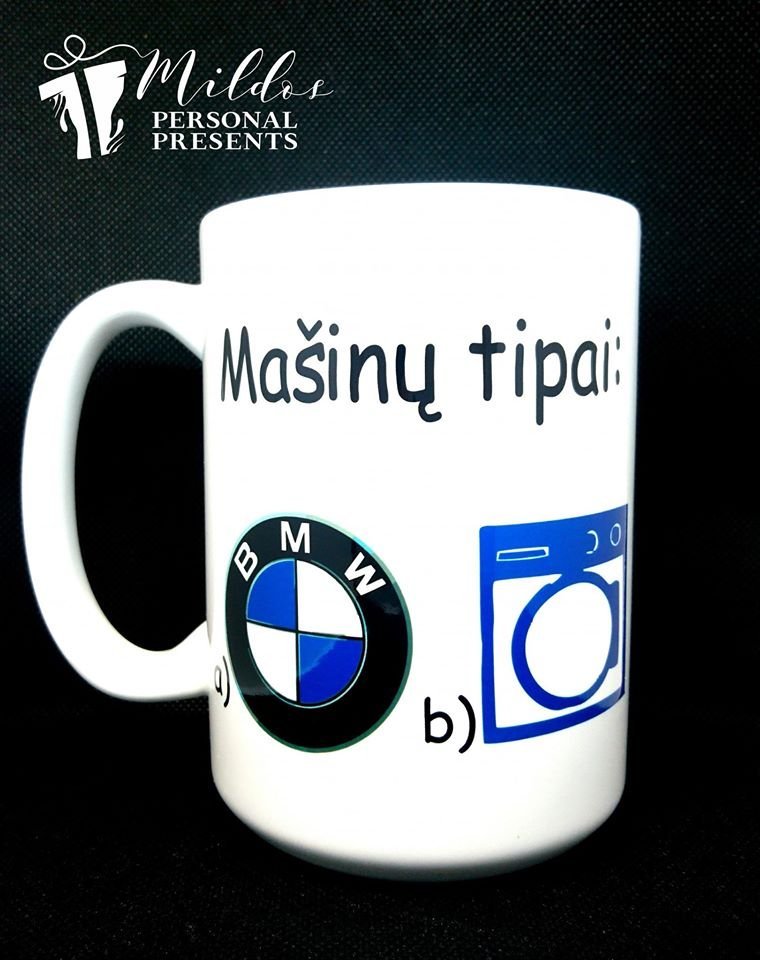 78714832_1335711629932153_7291213868410339328_o.jpg Puodelis milžinas "Mašinų tipai" - Image 1