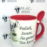 Puodelis "Pailsėk, sesute"
