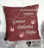 Pagalvėlė "Mylimiausiems seneliams"
