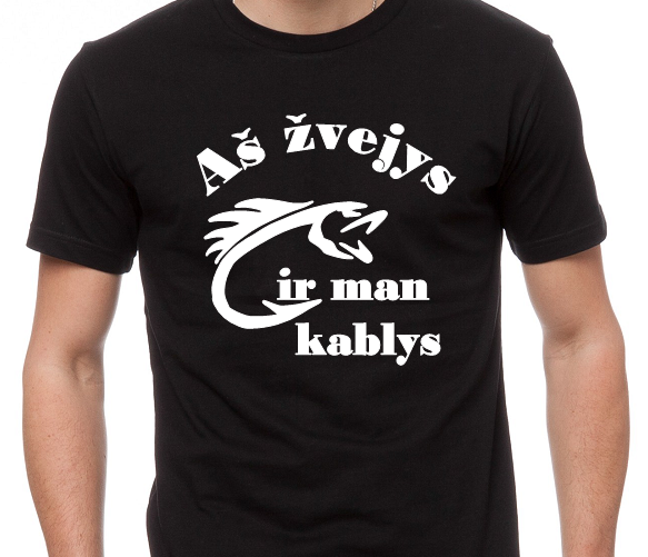 86970269_1398600896976559_8644713197598670848_n.png Marškinėliai "Aš žvejys ir man kablys" - Image 1