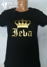 Marškinėliai "Vardiniai su karūna"