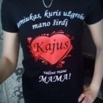 Marškinėliai "Užgrobė mano širdį"